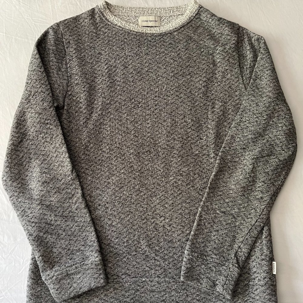 Grey Oliver Spencer Sweater - Mens